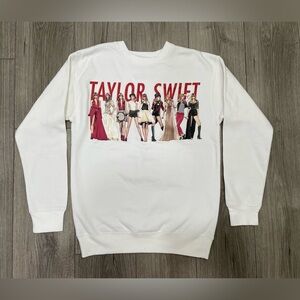Taylor Swift Red Eras Crewneck Sweater Sz‎ S